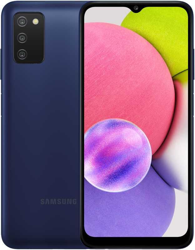 Смартфон Samsung Galaxy A03s (SM-A037F) 4/64Gb Blue 2SIM 6,5" 5000 мАг
