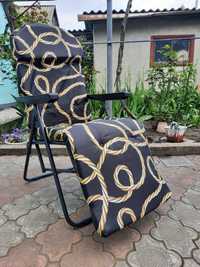 Крісло шезлонг з матрацем 120 кг, кресло шезлонг с матрасом раскладное