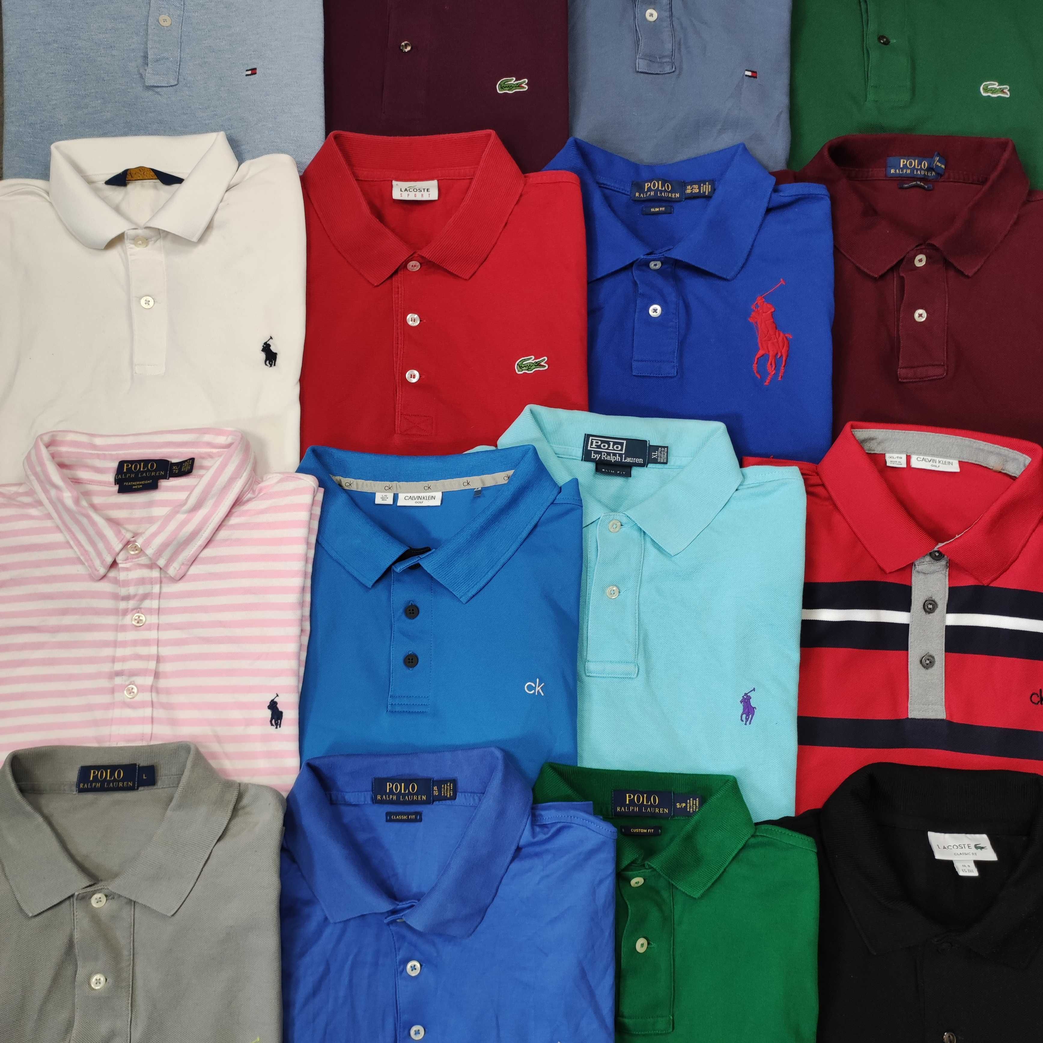 Odzież Używana Koszulki Polo Eleganckie Anglia Outlet PAWROJ PREMIUM