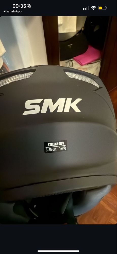 Capacete SMK como novo