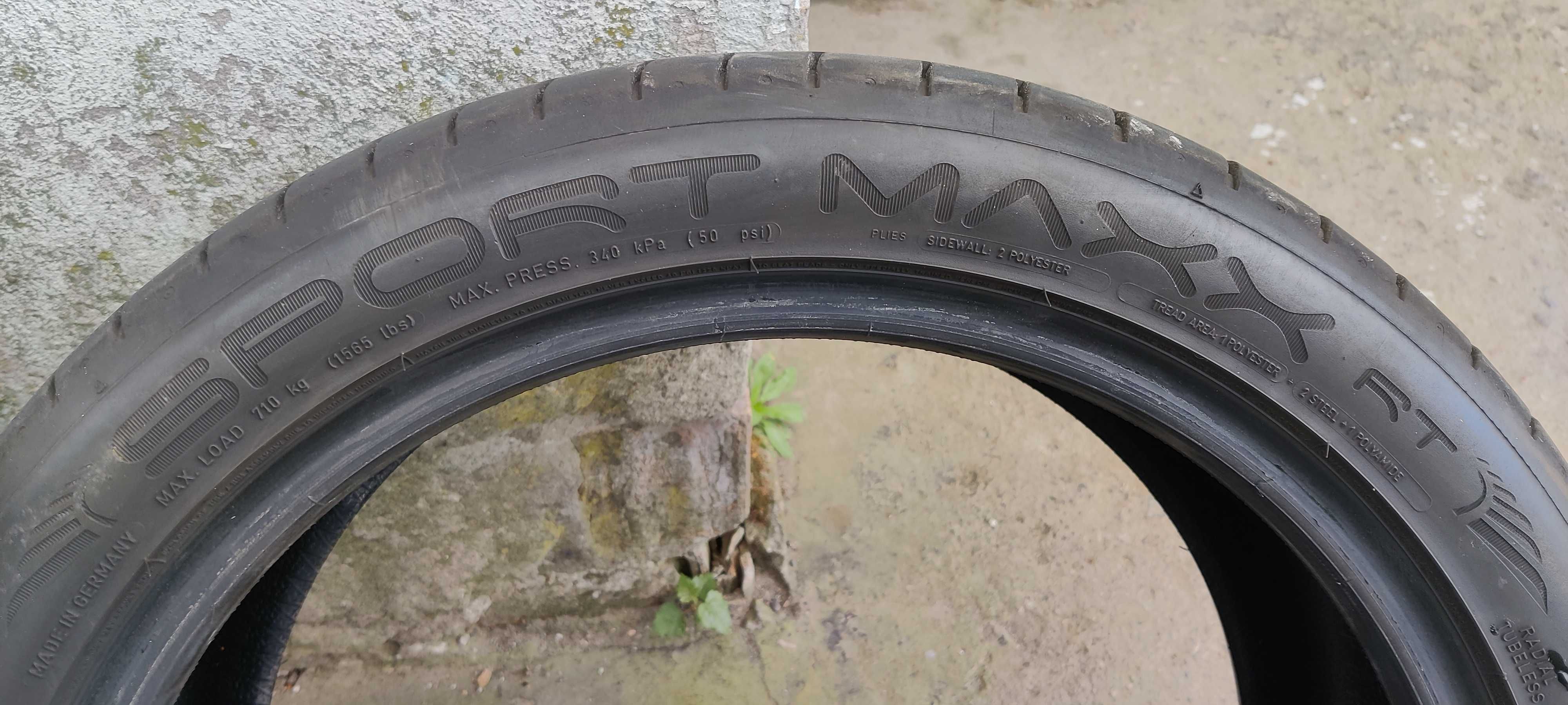 Opony Letnie Dunlop Sport Maxx RT 225/45r19 96w (2018)