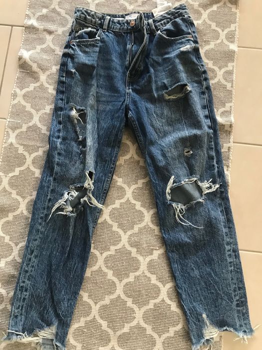 Jeansy spodnie bershka 38