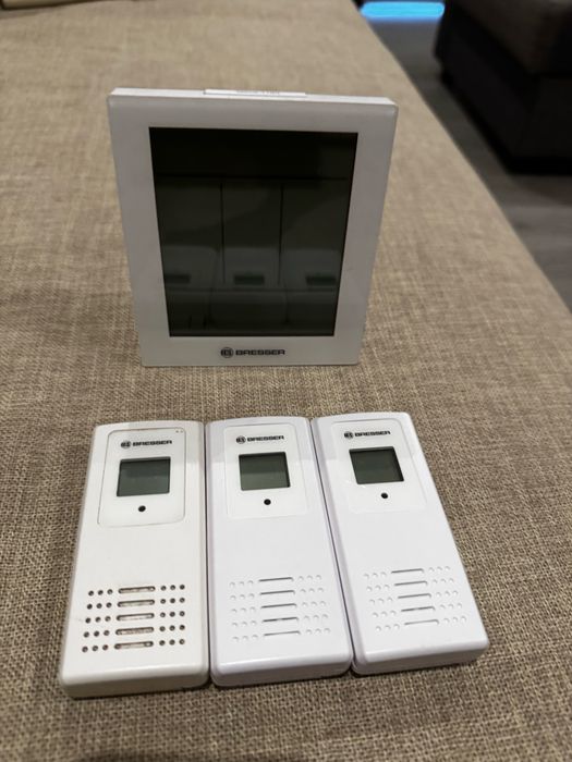 Termômetro de estação meteológica +3 sensores BRESSER