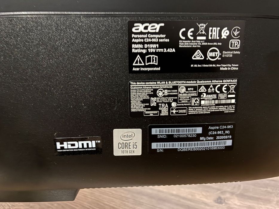 Computador All in One Acer 24”