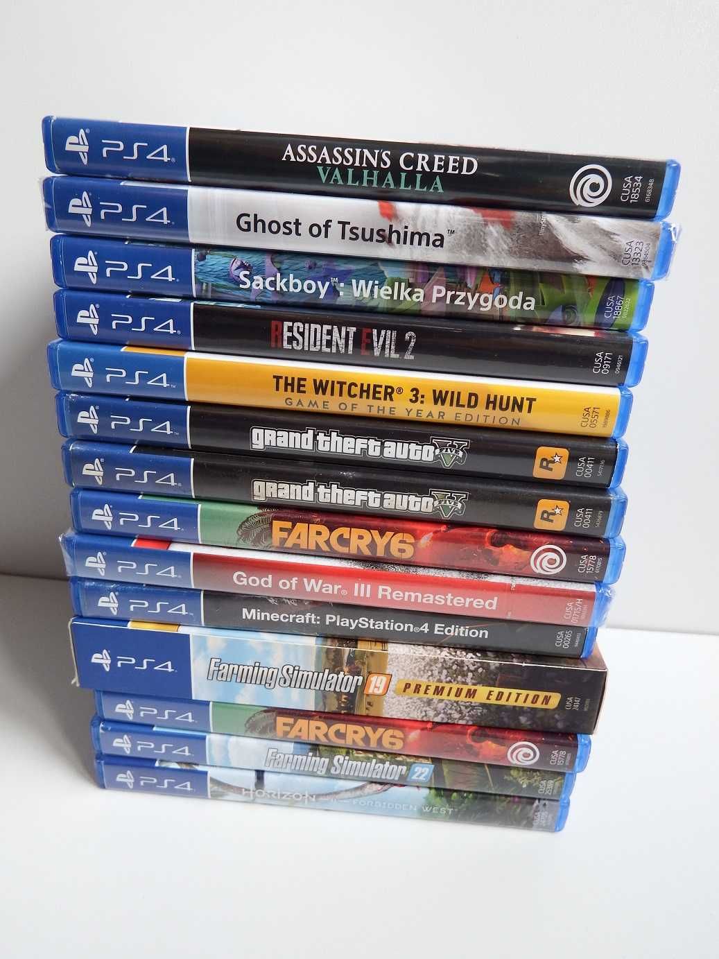 GRY PS4 GTA5 Sackboy Farming22 Farcry6 Valhalla Sekiro God Of War LEGO