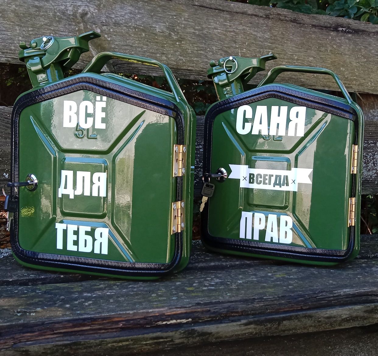 Мини бар из канистры, каністра бар, подарункова каністра для бутилок