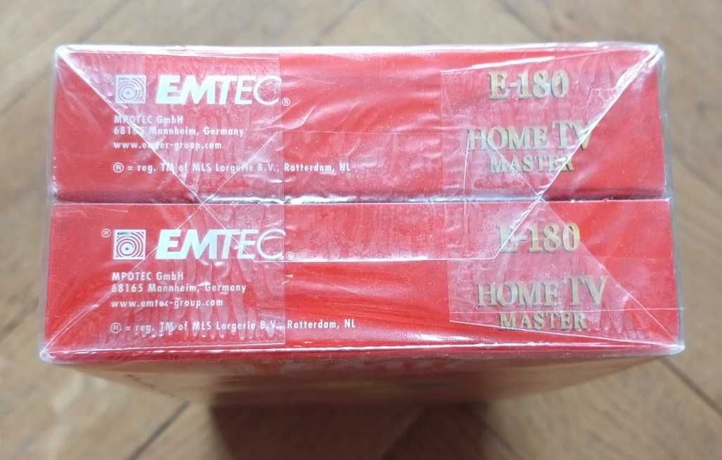 2x Kaseta VHS / EMTEC / E-180 / Fantastic Colours / Nowe Folia / Video