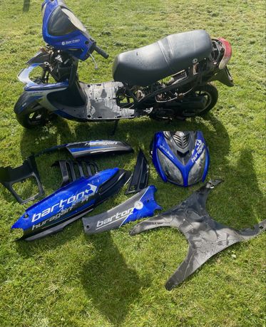 Na części skuter Barton Huragan 50 cc rama plastik obudowa koło