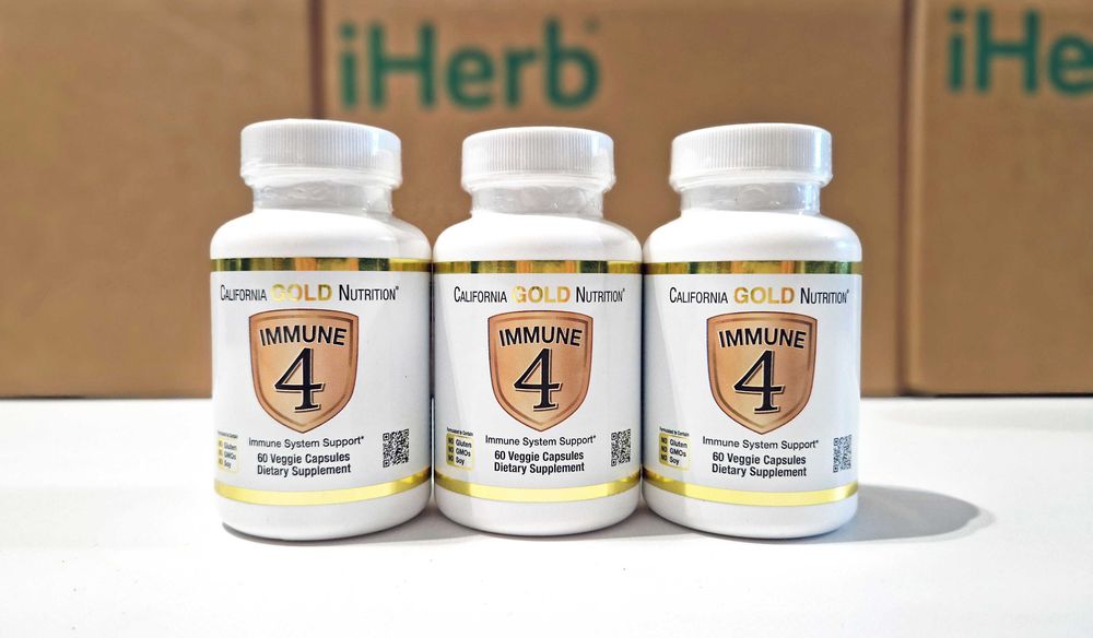 Immune 4 California GN. Селен, цинк та Д3 для імунітету, 60 і 180 шт