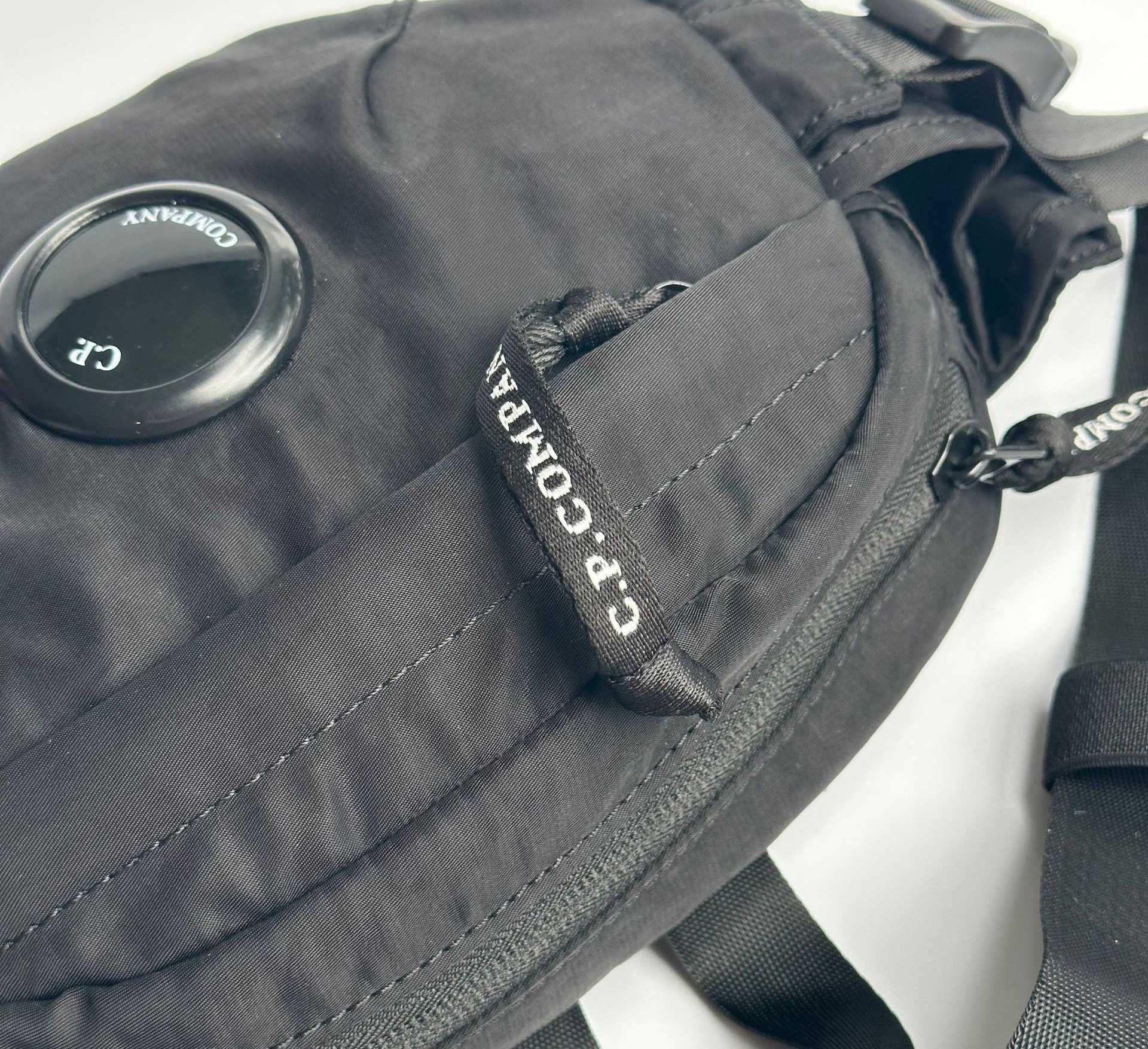 Torba na ramię z metalu i nylonu CP Company GD Nylon Sateen
