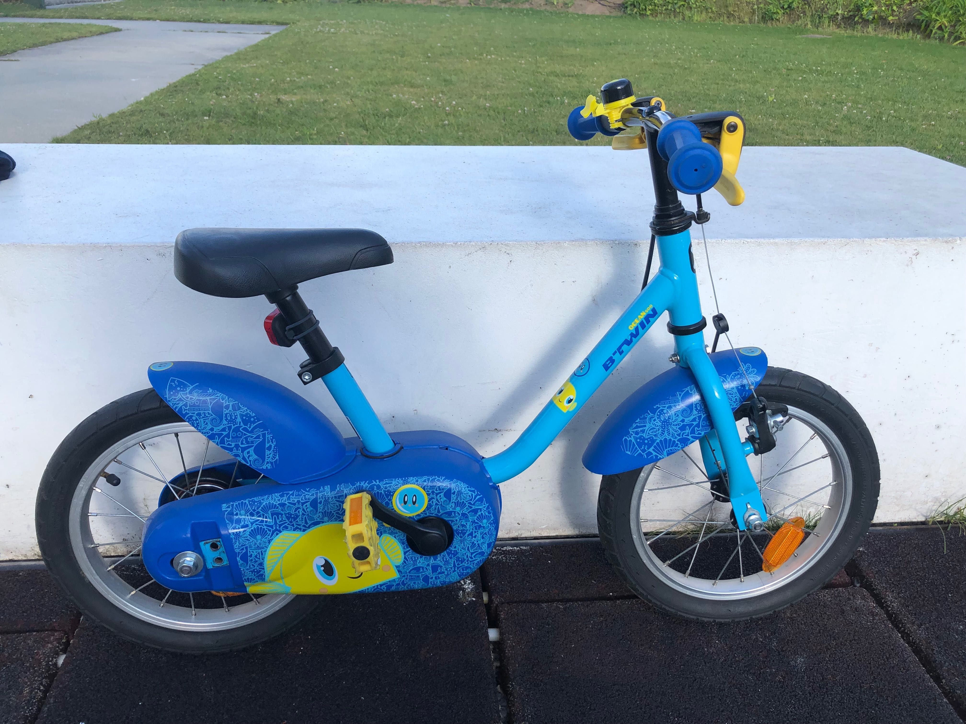 Bicicleta de menino da decathlon - roda 14