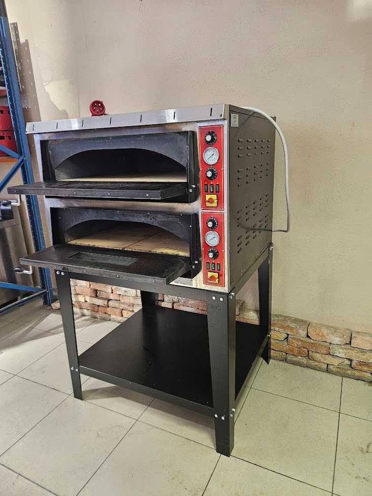 Profesjonalny piec do pizzy 2-komorowy | 8x Ø35 cm | 12 kW | Włochy