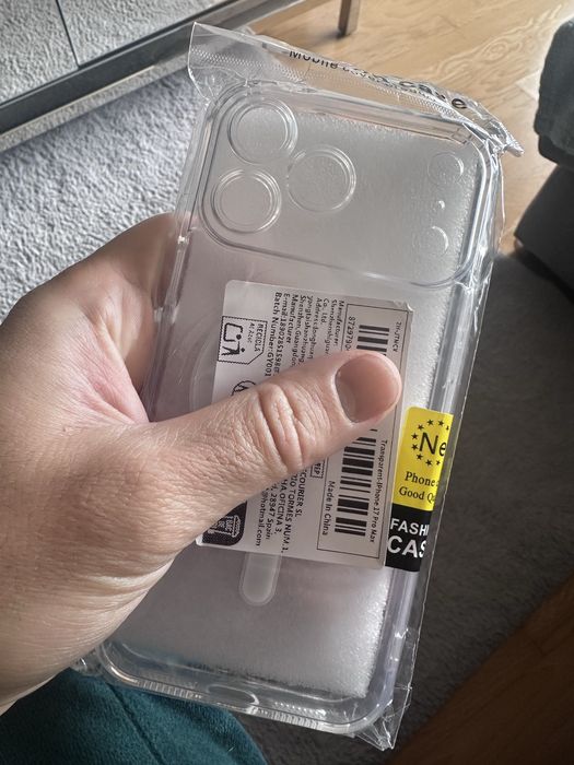 Capa NOVA transparente iphone 17 Pro Max