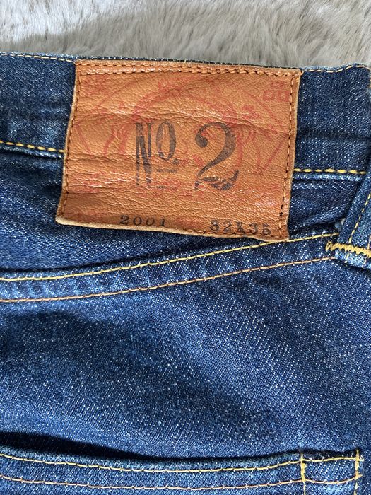 Spodnie Baggy Selvedge Denim Jeans Evisu Big Logo Daicock Vintage haft