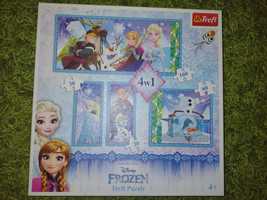 Puzzle 4w1 Trefl, Frozen, Elza