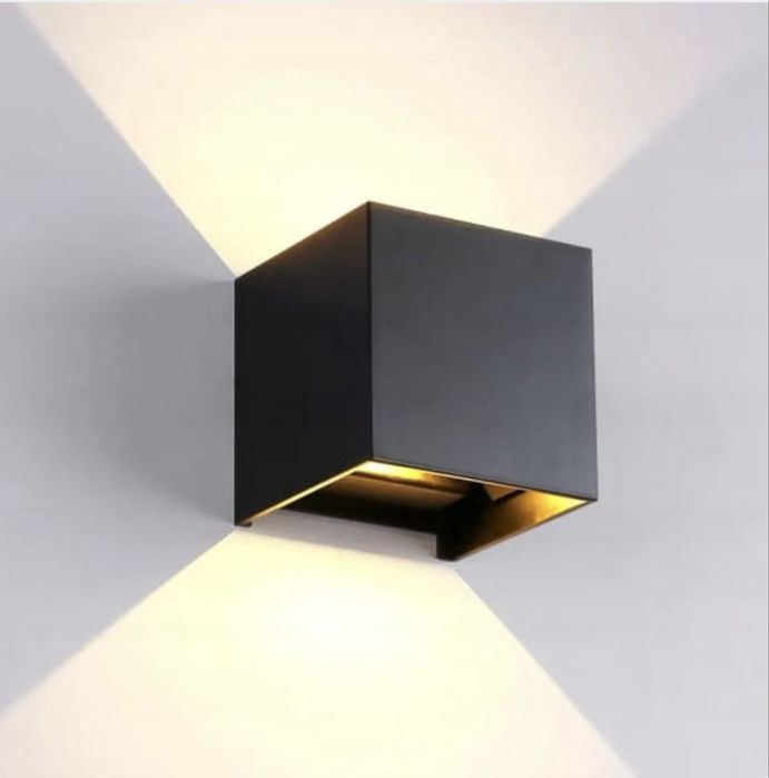 Kinkiet LED 6w 3000k Czarny Nowy
