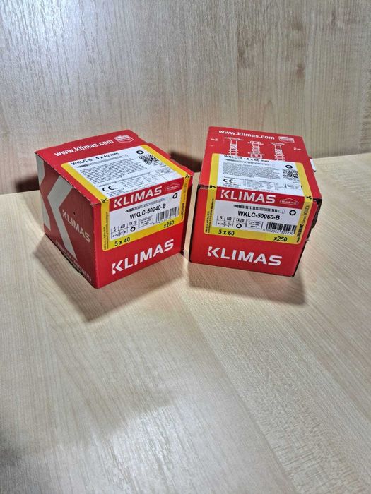 Wkręt do łączników ciesiel. wkręt ciesielski WKLC sx40 i 5x60 KLIMAS