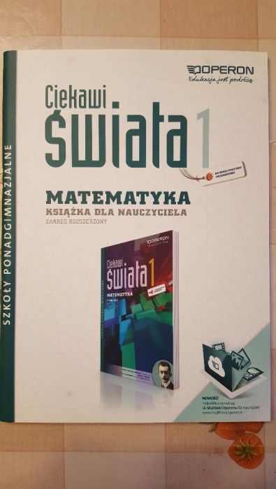 Matematyka 1 Ciekawi świata Książka dla nauczyciela ZR +CD