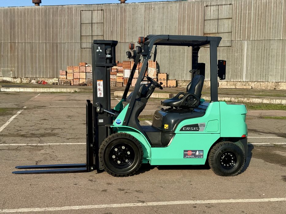 Навантажувач вилковий Mitsubishi KFGE25 ERSIS вилочный погрузчик,кара