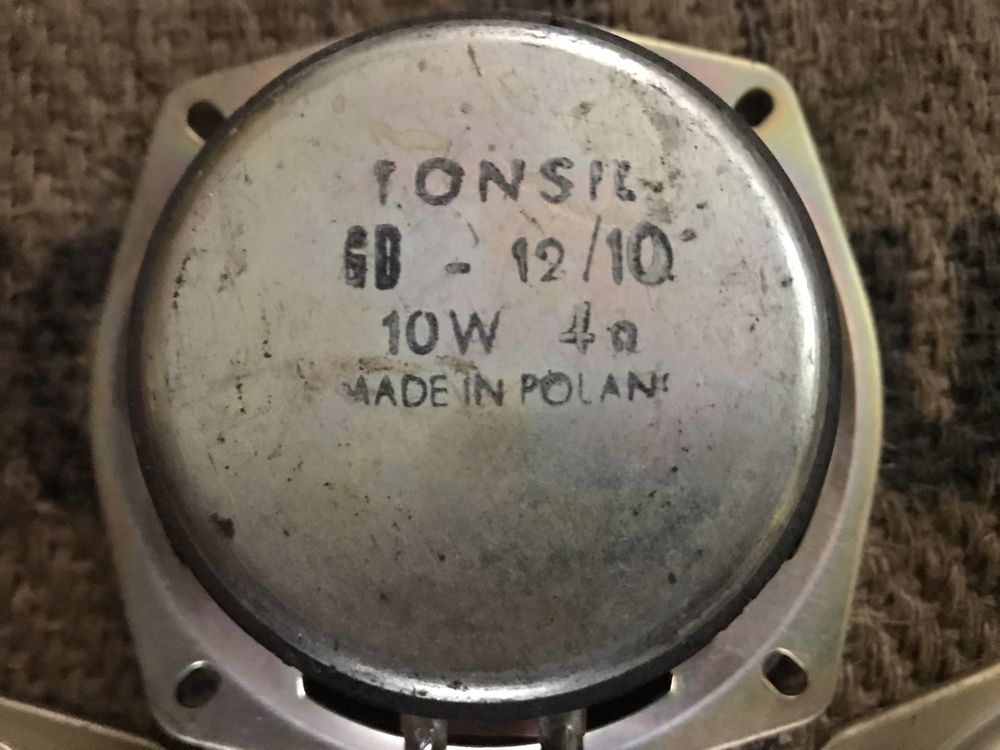 Tonsil Unitra głośniki 3x GD 12/5/4, GD 12/8, GD 12/10+ gratis 10-16