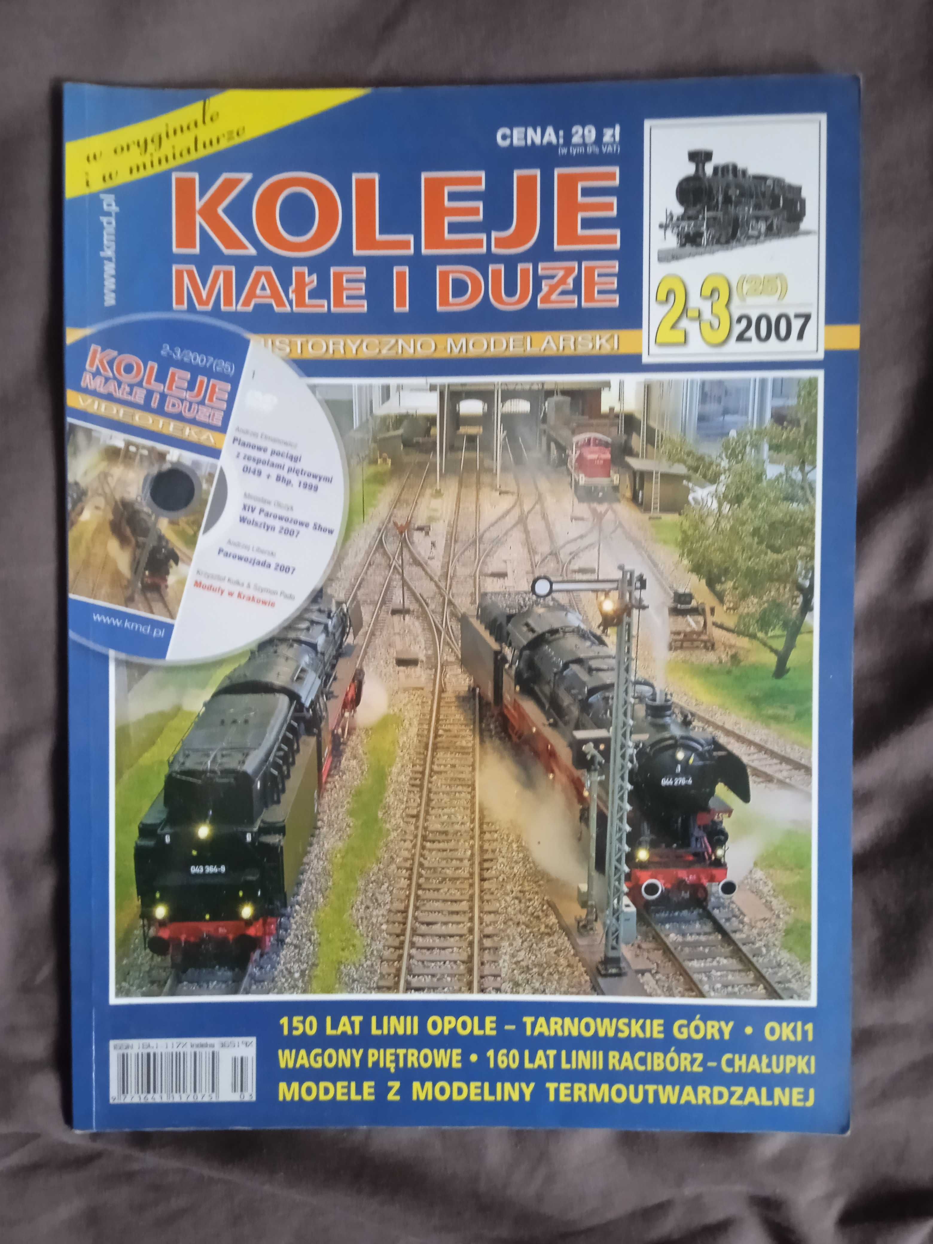 Koleje Małe i Duże 25 2007 wkładka z Bibą i OKI1