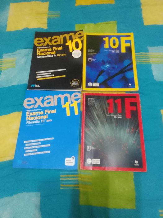 Livros e apoios escolares 10-12 ano prep.exames