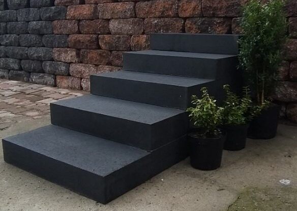 Stopień blok betonowy schodowy, stopnica betonowa GLADIO 15x35x100 cm