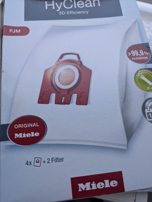 3 Sacos Aspirador + Filtro - Miéle FJM