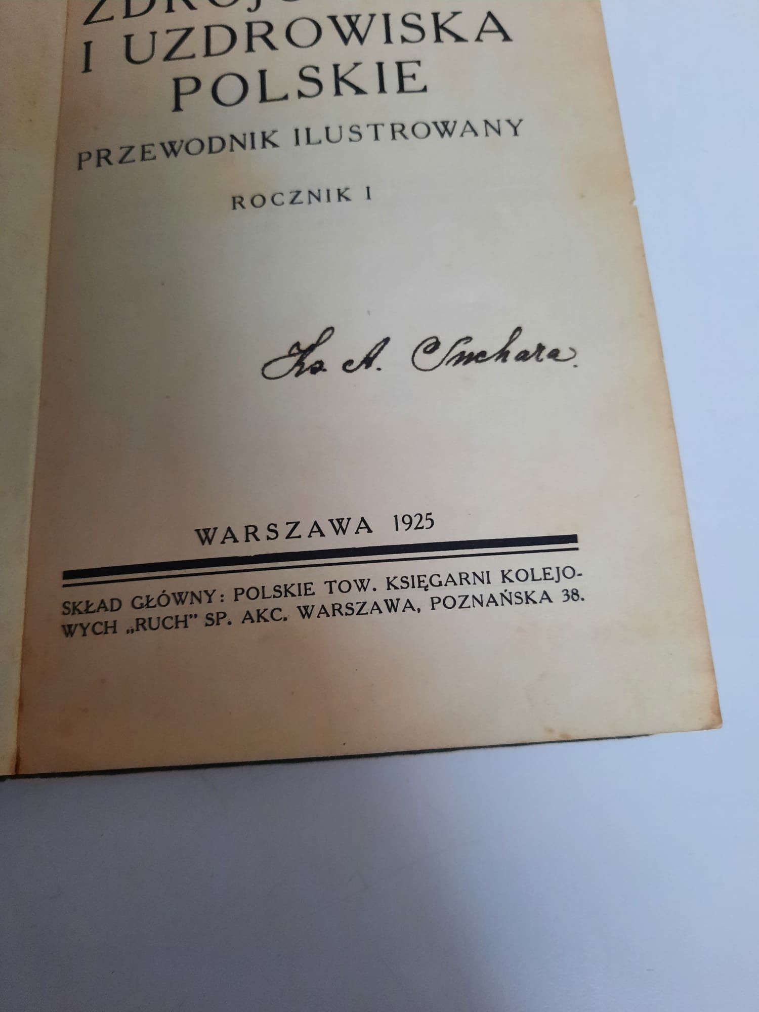 Zdrojowiska I Uzdrowiska Polskie przewodnik 1925