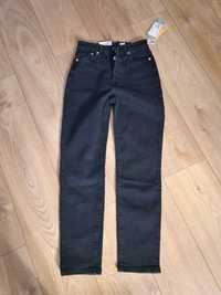 Nowe spodnie jeansy czarne h&m rozmiar 34