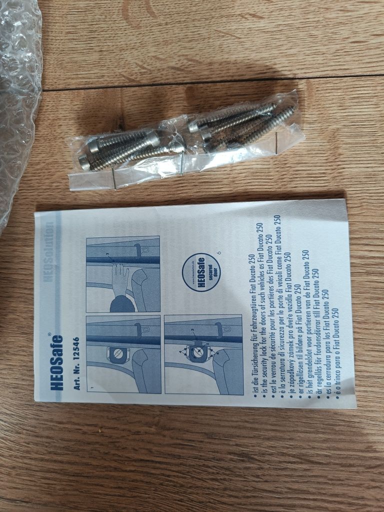 Zabezpieczenie Drzwi Heosafe Ducato Jumper Boxer zamek 06- Heosolution