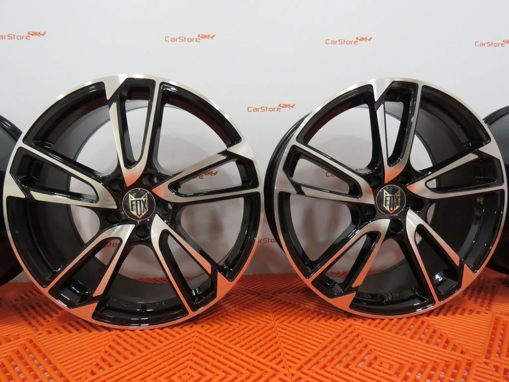 Jantes Fox MBZ 19 x 8 et 33 5x112 Preto + Maquinado