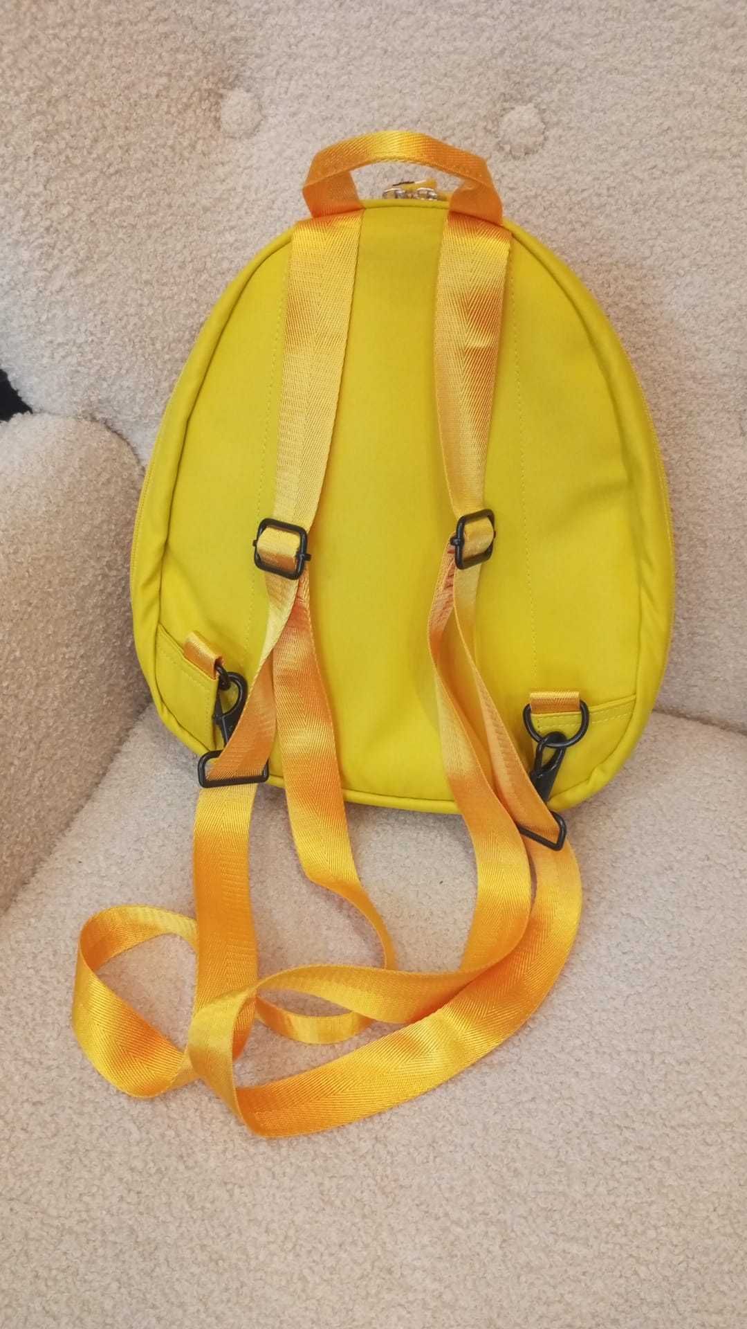 Mochila infantil com led Amarela