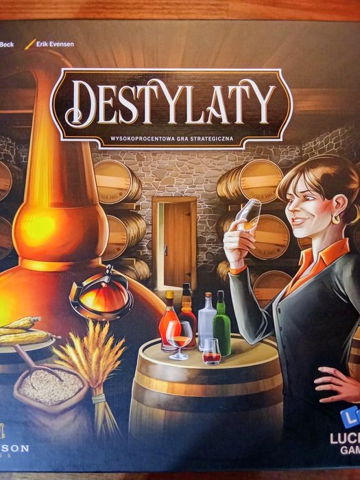 Destylaty + Moc Beczki gra planszowa