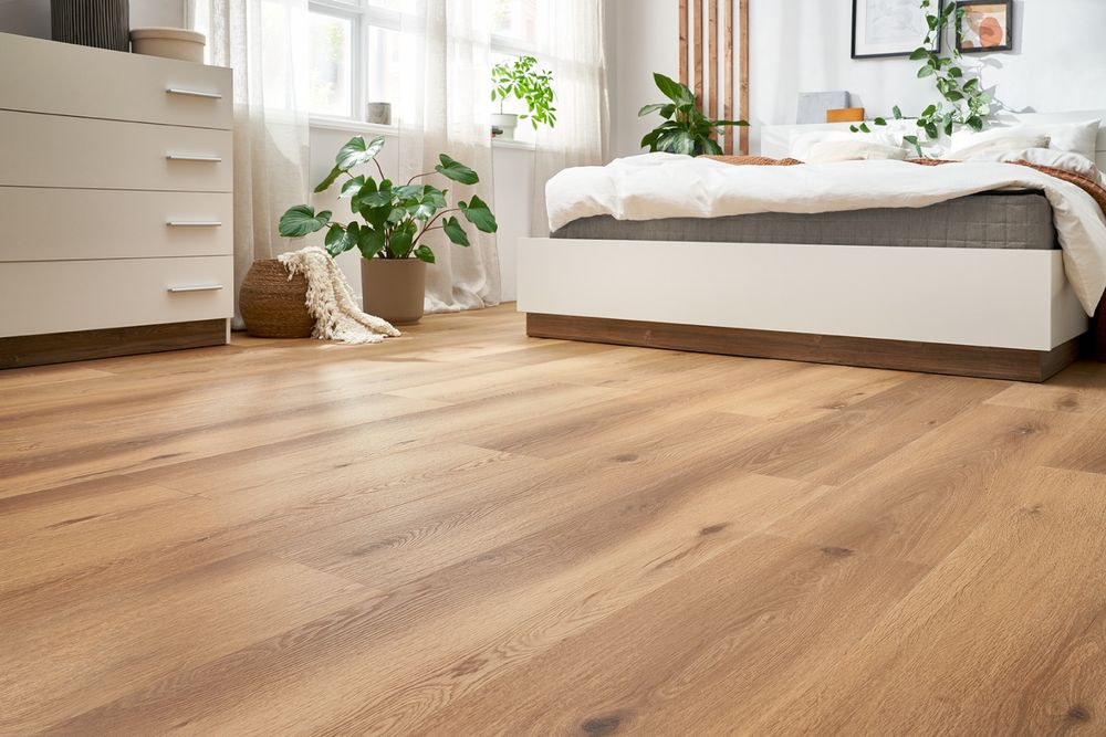 Panele winylowe z podkładem Arbiton Woodric Dąb Garland na klik 11,2m2