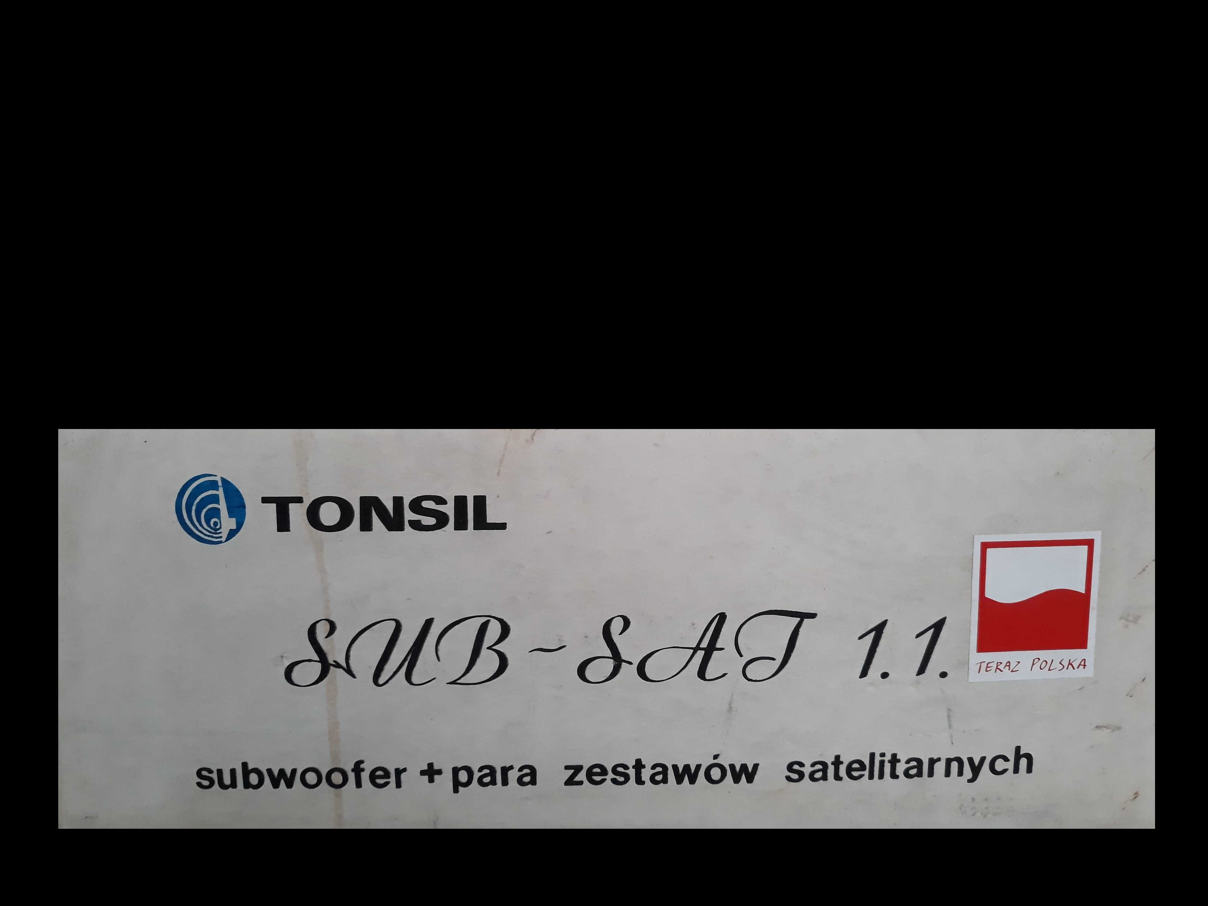 TONSIL  SUB-SAT 1.1 Zestaw głośnikowy, PRL