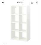 Móvel KALLAX ikea 8 cubos