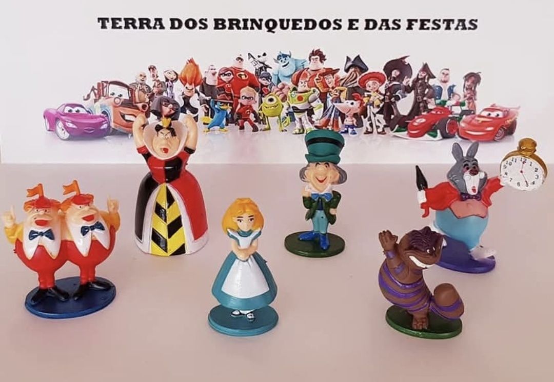 6 pcs Alice no País das Maravilhas (Portes incluídos)