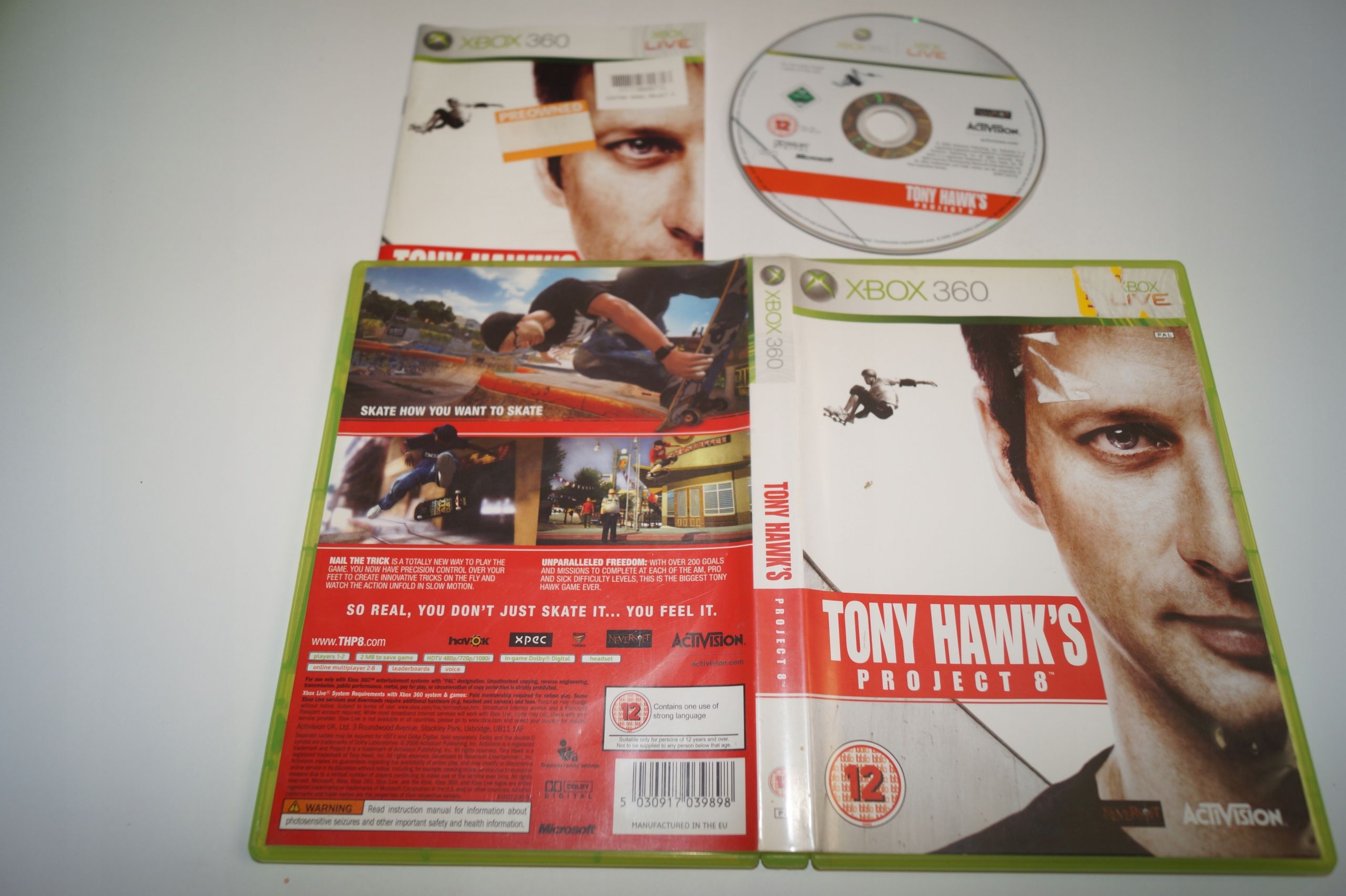 Tony Hawk's Project 8 Microsoft Xbox 360