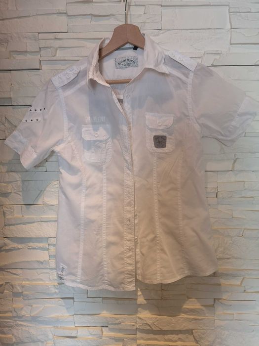 Koszula biała cienka M Diverse narzutka