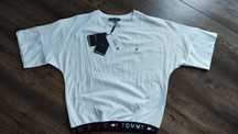 Bluzka biała Tommy Hilfiger - oversize - L