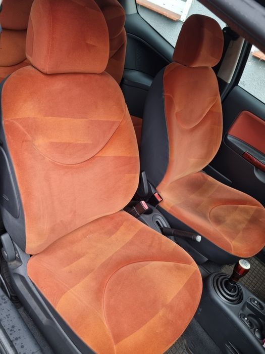 Fotele Citroen C2 kanapy wnętrze pomarańczowe  vts vtr exyb 1.1 1.4