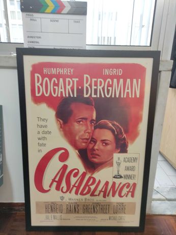 Poster Filme 61x91.5cm + Moldura - Casablanca