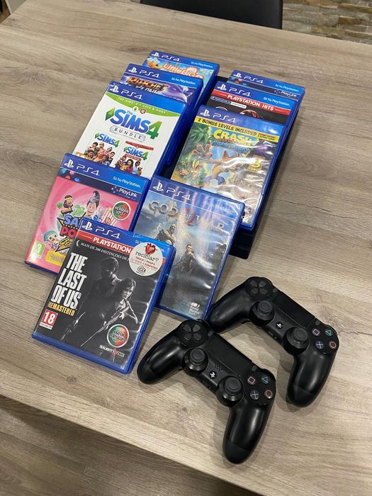 PlayStation 4 Pro 1tb como nova + comandos e jogos