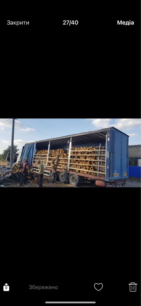 Дрова тверді Від 1300грн дрова рубані-метровкі) опт -дуб-граб вільха