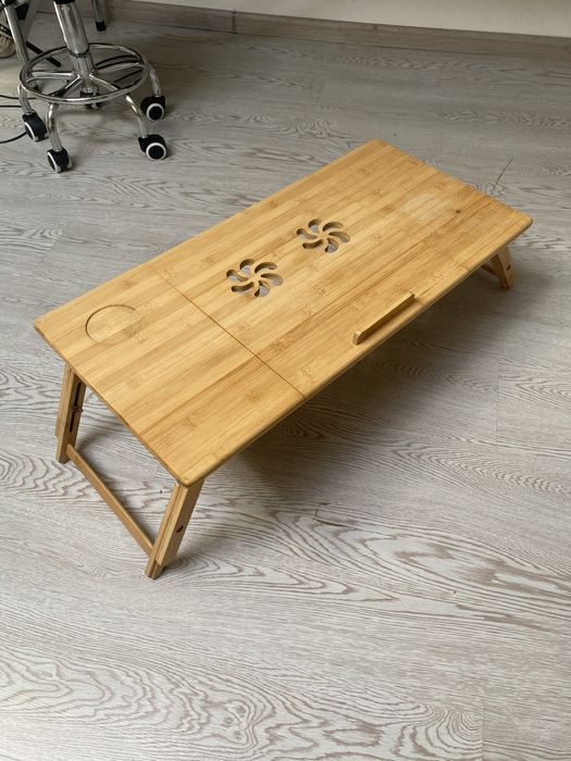 Деревʼяний компютерний стіл 72 на 35 см широкий довгий