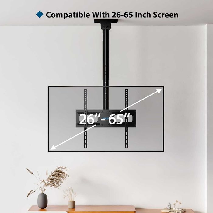 BONTEC CTM01V02 Uchwyt sufitowy do telewizora 26–65 VESA 100100–400400