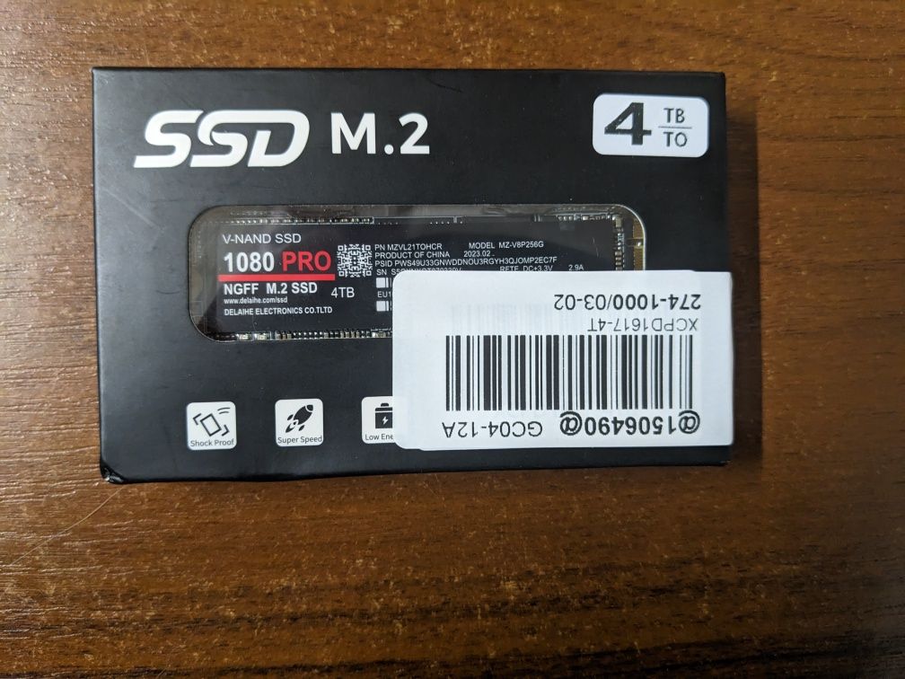 Продам новий SSD M.2 4TB