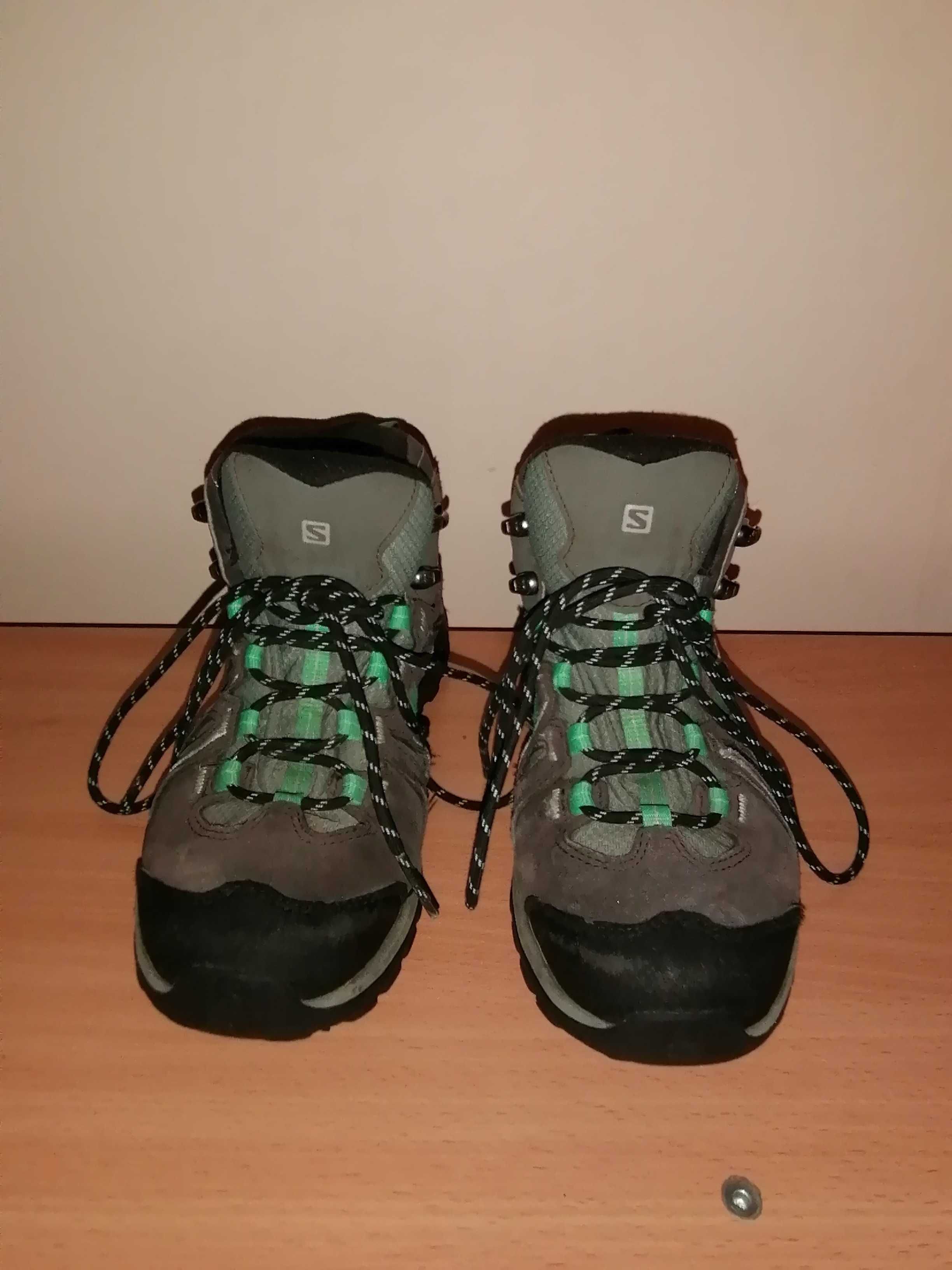 SALOMON GoreTex contagrip buty górskie traperki trekkingowe 36,2/3