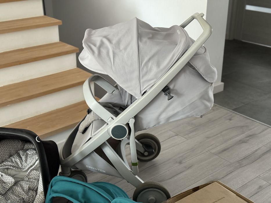 Wózek Greentom 3w1 fotelik maxi cosi z bazą dodstki